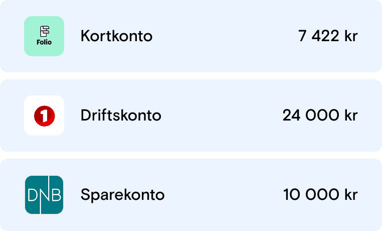 Bank med saldo